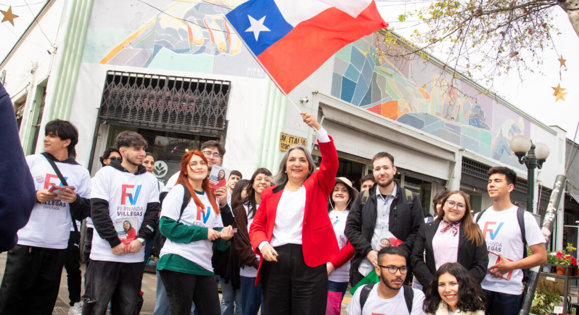 Fernanda Villegas y su comando electoral