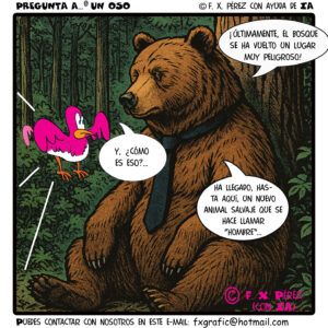 tira Pregunta a un oso día 25 febrero 26 Clarín